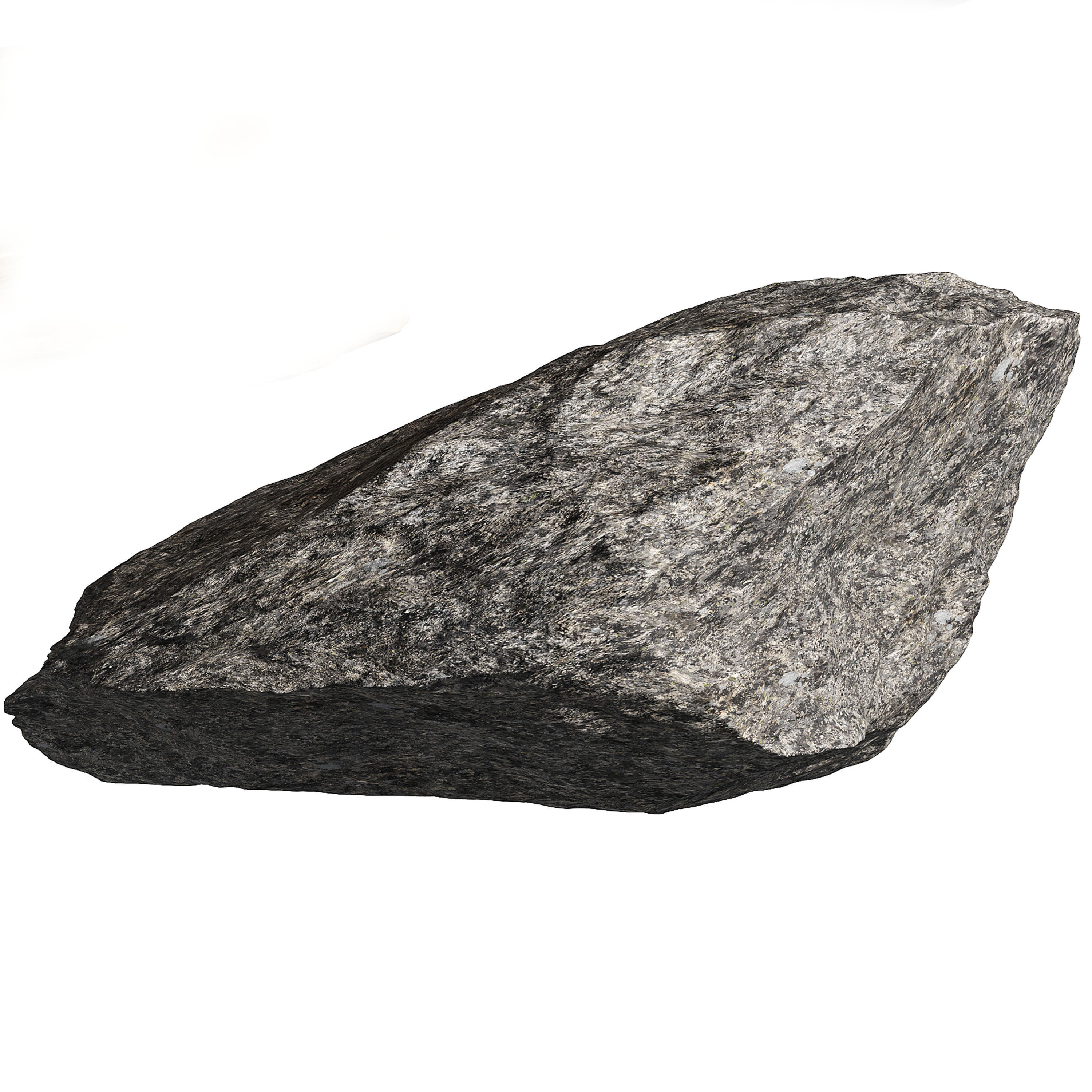 Stone Set 3 C rock 3D model_4