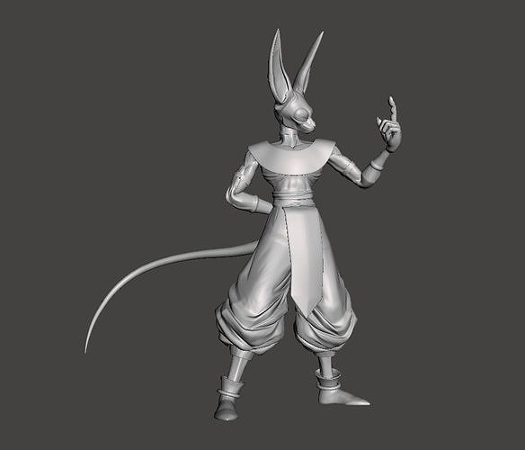 Beerus Dragon Ball Super 3D Model 3D print model