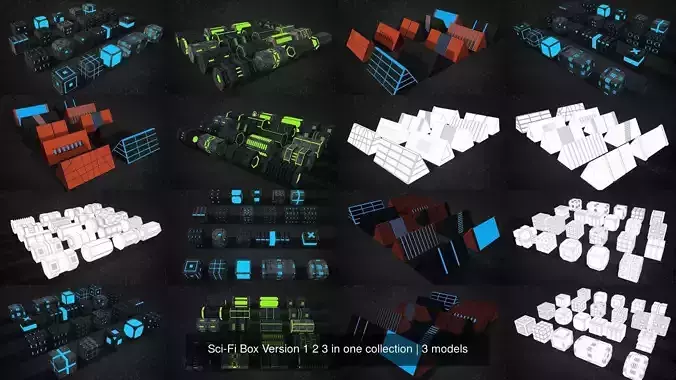 Sci-Fi Box Version 1 2 3 in one collection 