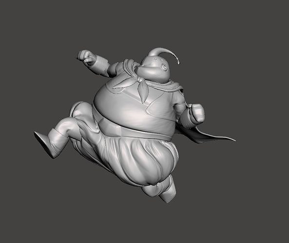 Fat Buu 3D Model 3D print model
