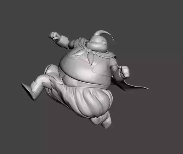Fat Buu 3D Model
