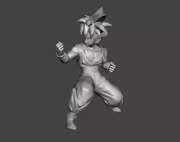 Gohan Teen 3D Model