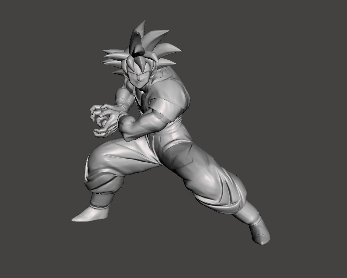 Son Goku 3D Model 3D print model_1