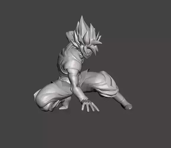 Super Saiyan Rose 3D Model