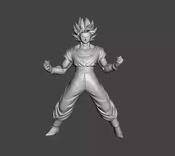 Son Goku Super Saiyan 1 3D Model