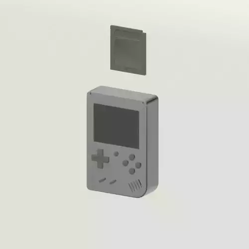 Nintendo Gameboy model and cartridge