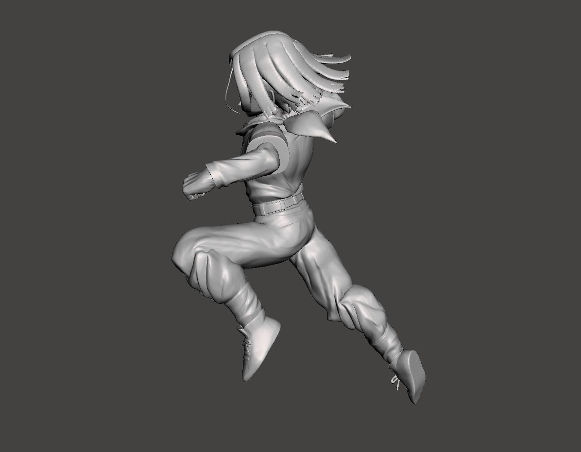 Android 17 3D Model 3D print model_1