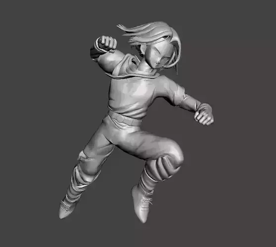 Android 17 3D Model 3D print model