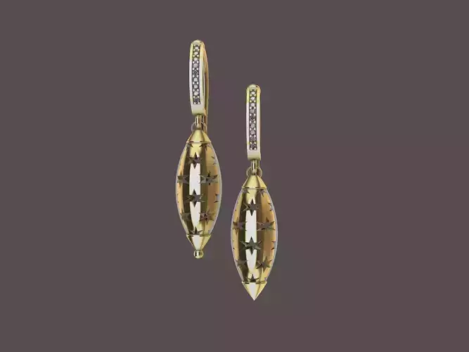 star earrings with earwires