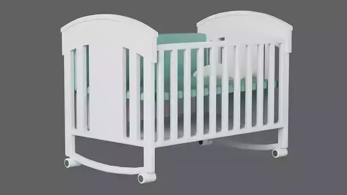 Baby Crib 3D model