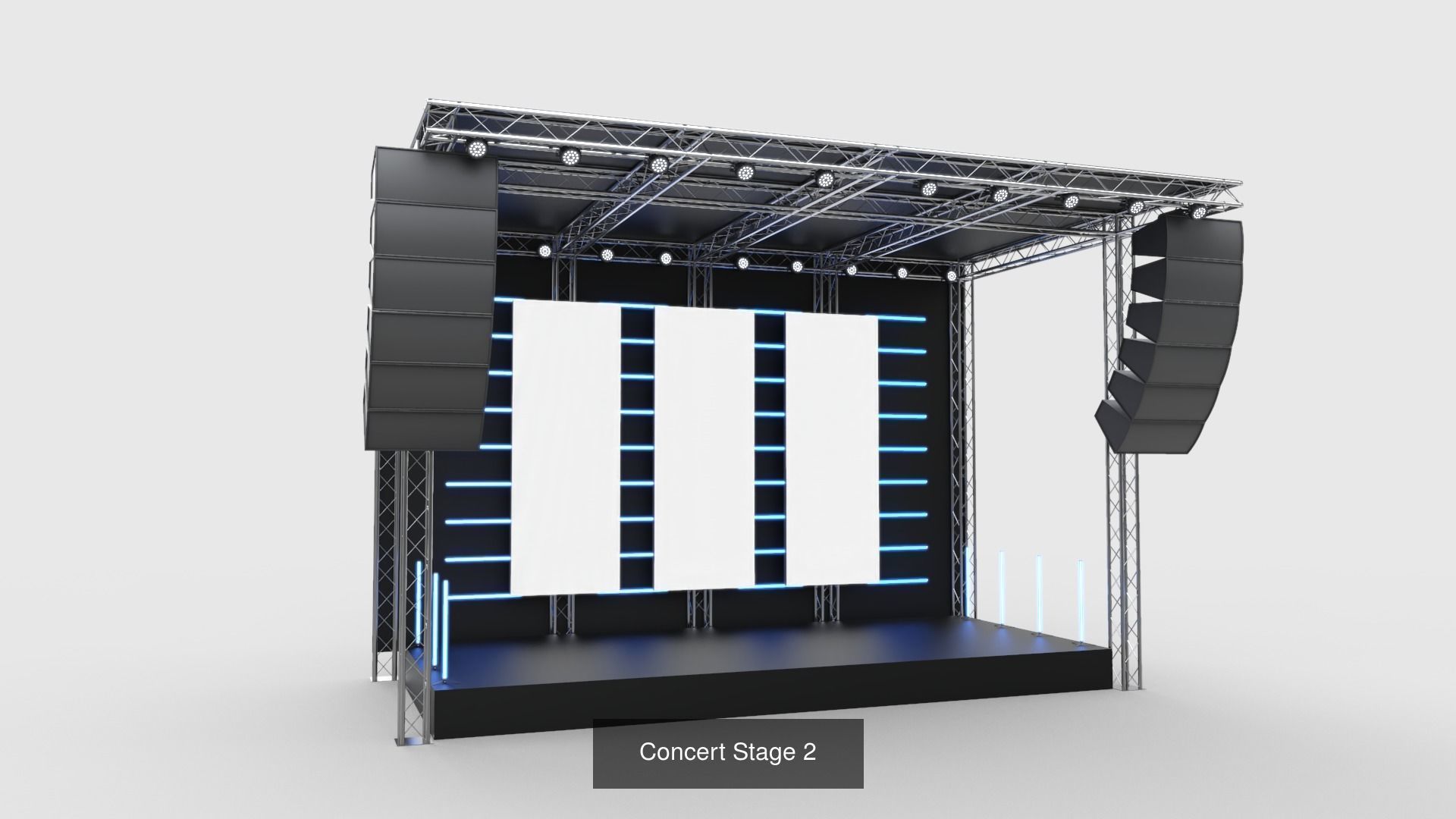 Concert Stages - Pack 4 3D Model Collection_2