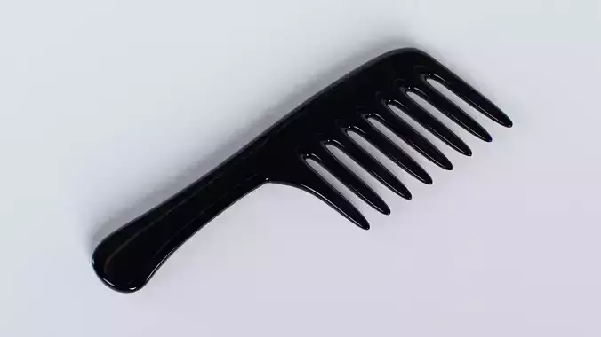 Hercules Sagemann Magic Star Hair Comb Low-poly 3D model