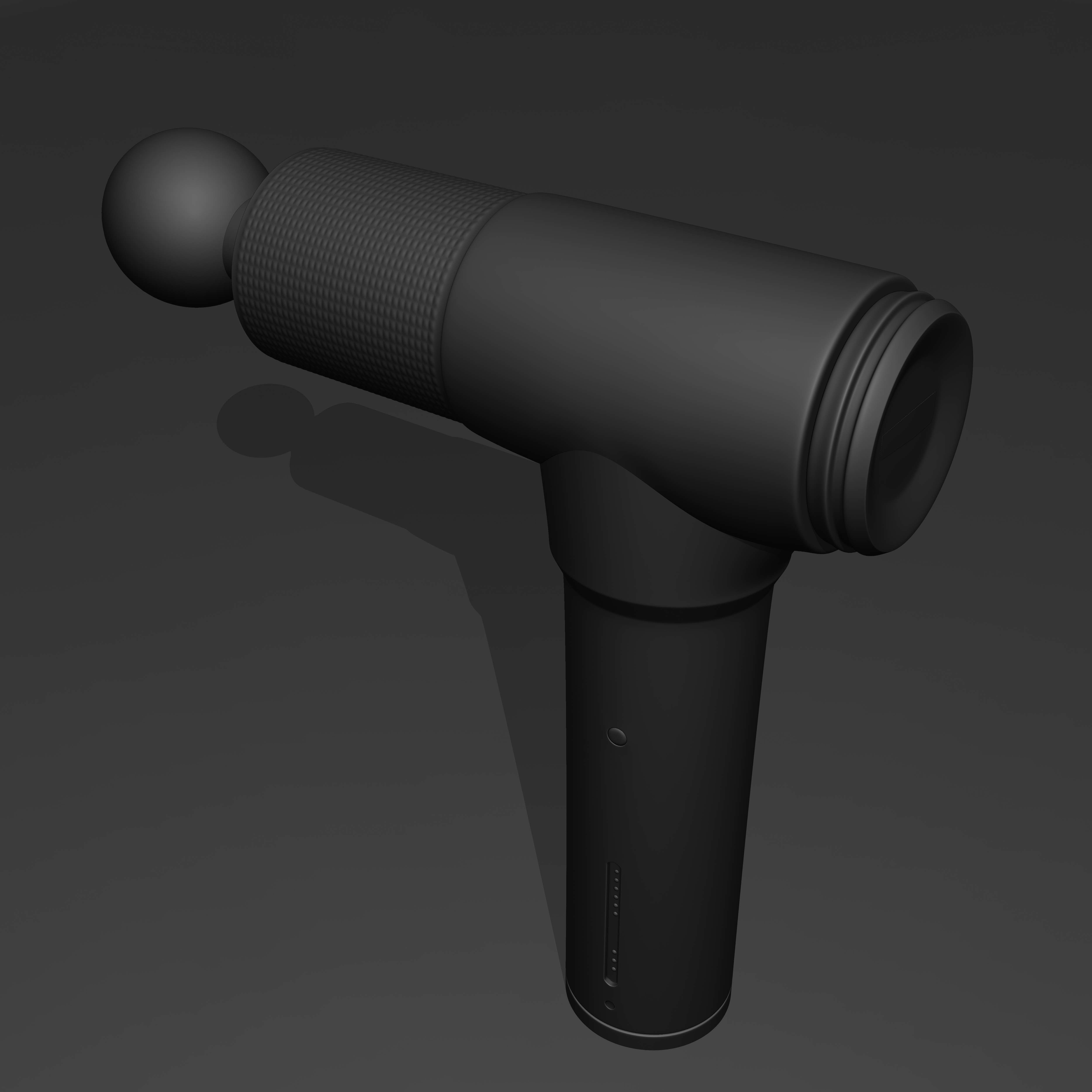 MASSAGE GUN Low-poly 3D model_9