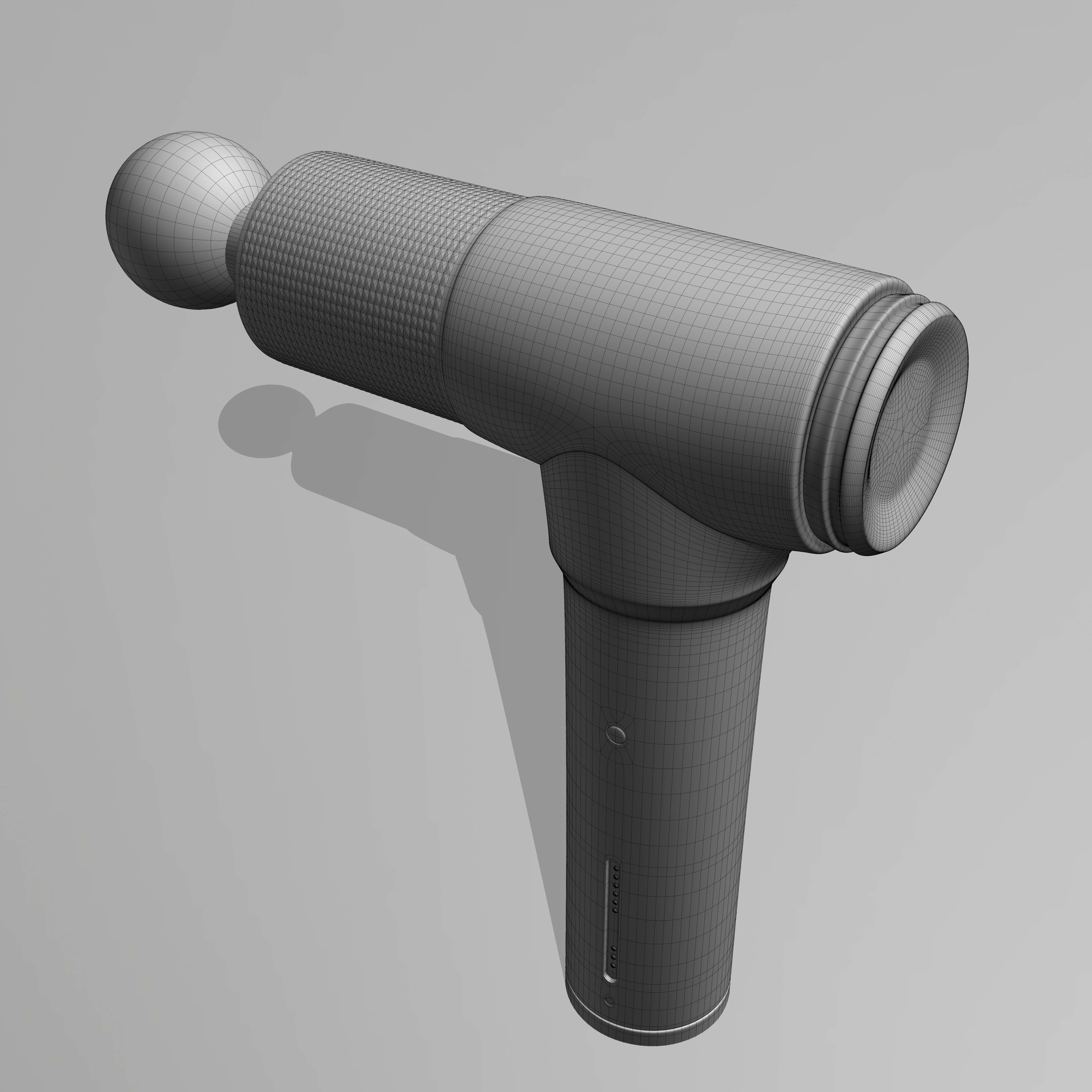 MASSAGE GUN Low-poly 3D model_5