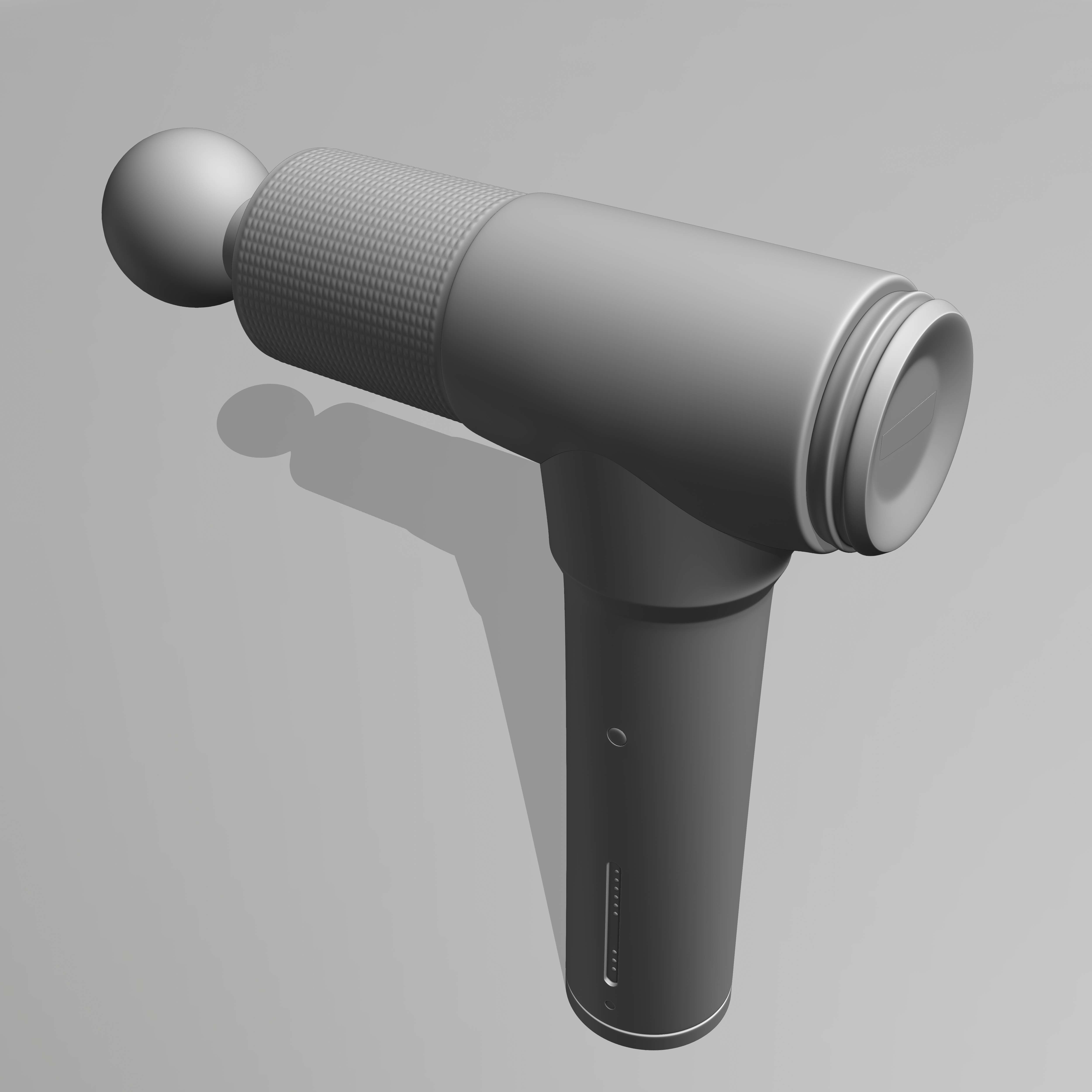 MASSAGE GUN Low-poly 3D model_7