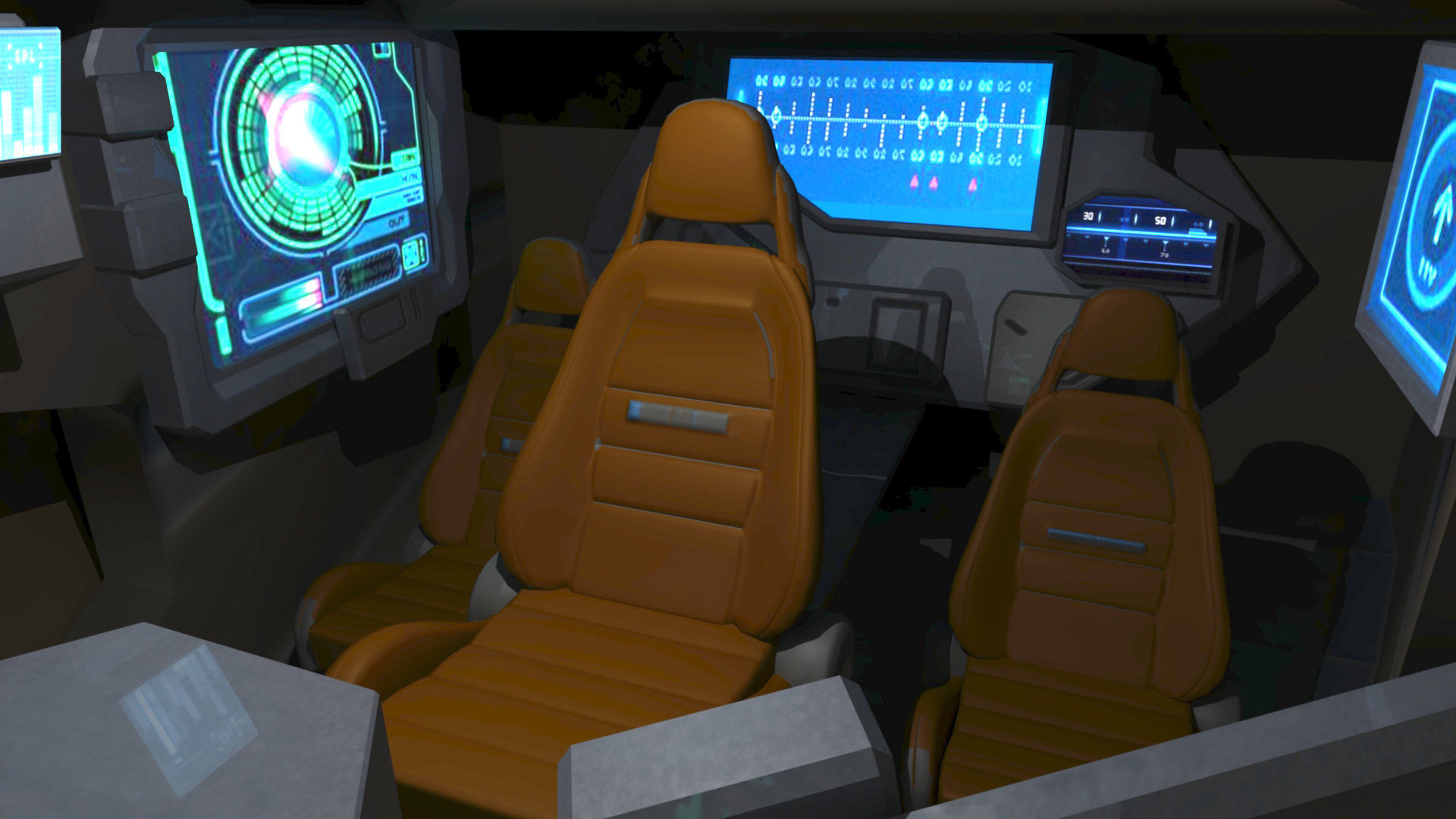 Ai Spaceship 3D model_7