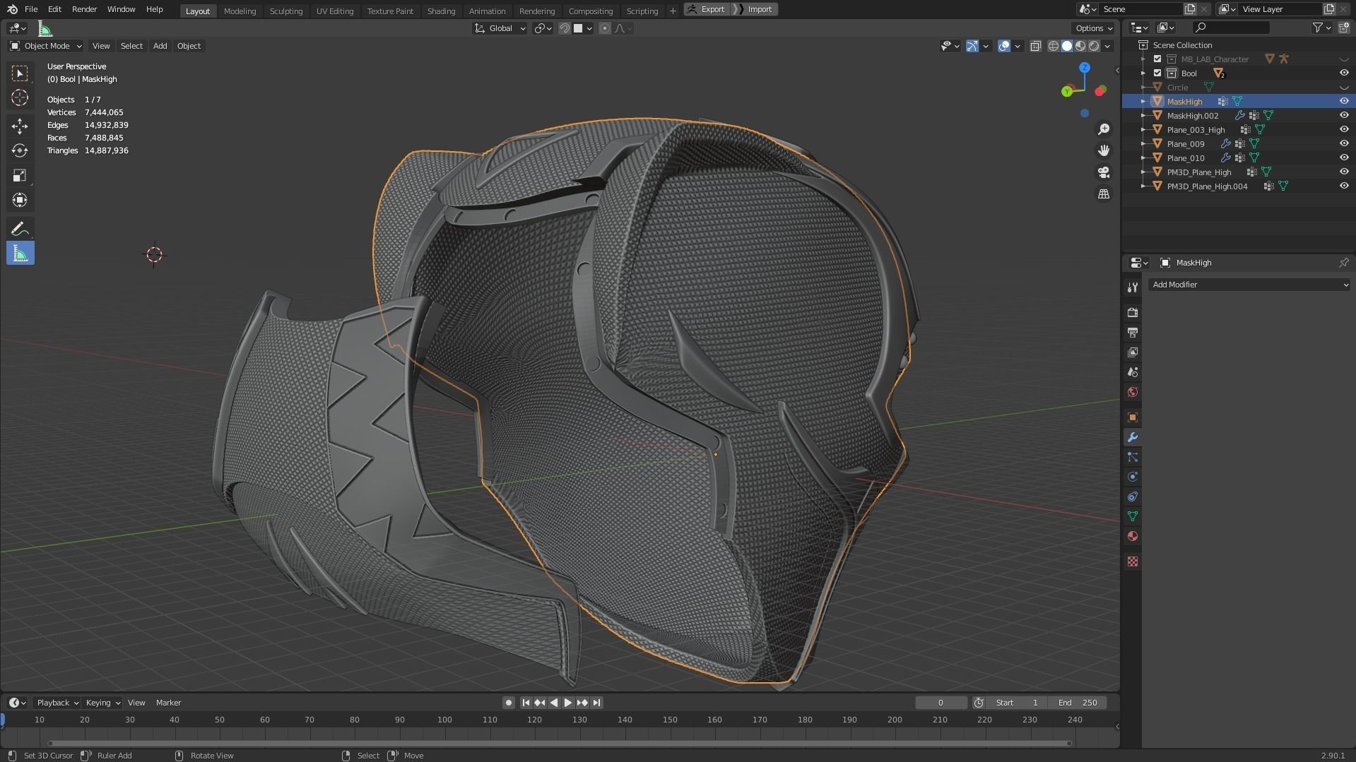 Black Panther Shuri Helmet for Cosplay 3D print model_10
