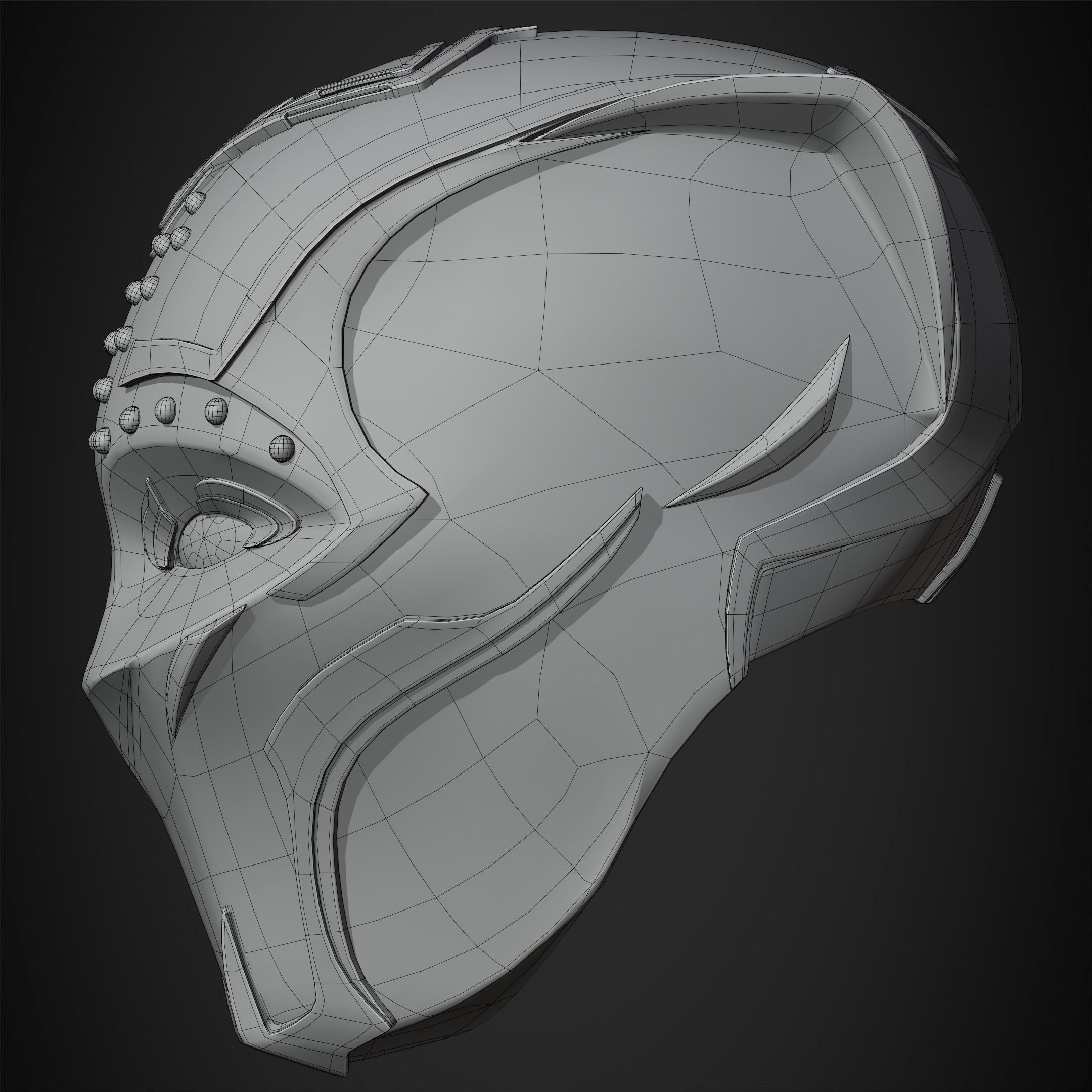 Black Panther Shuri Helmet for Cosplay 3D print model_17