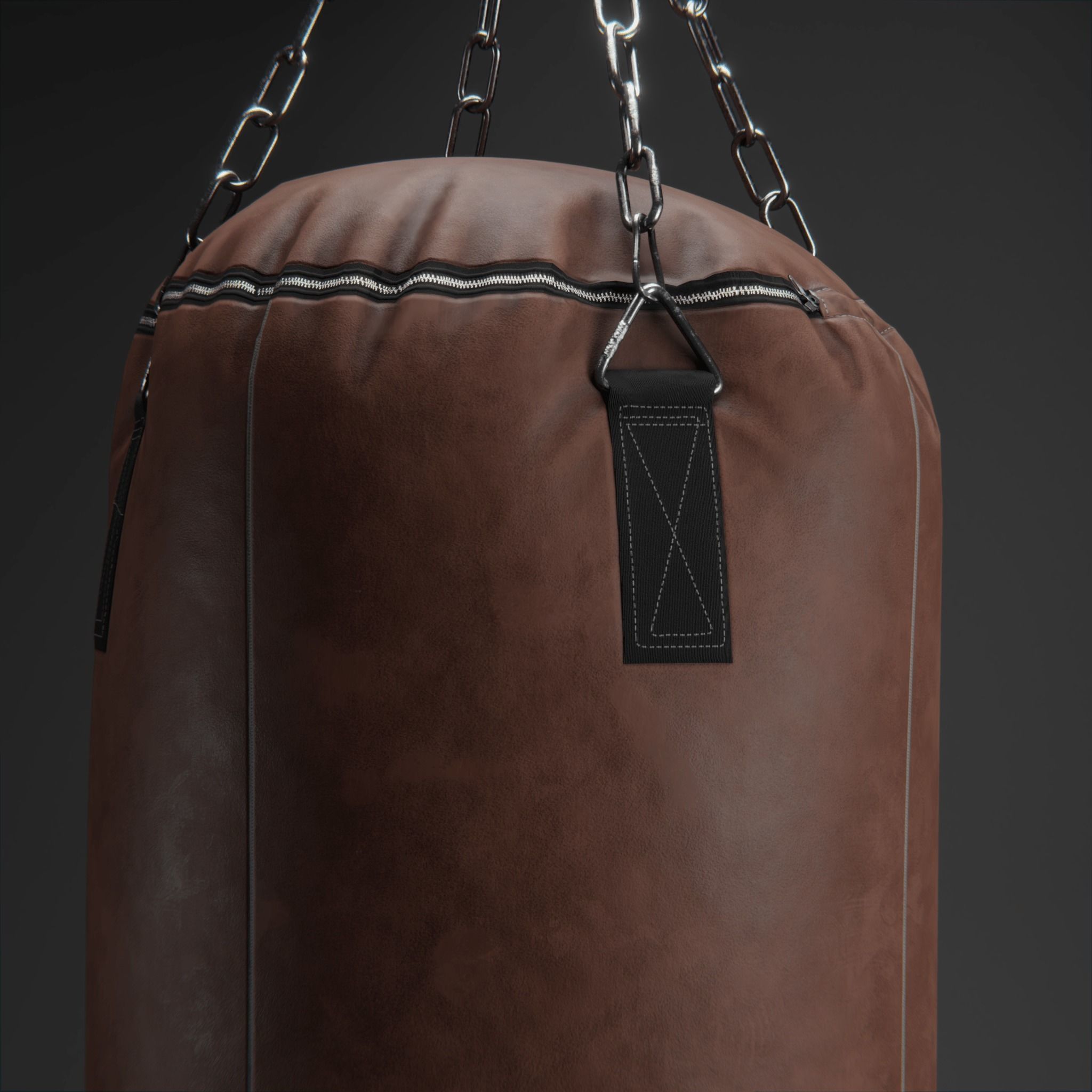 Punching Bag 3D model_1