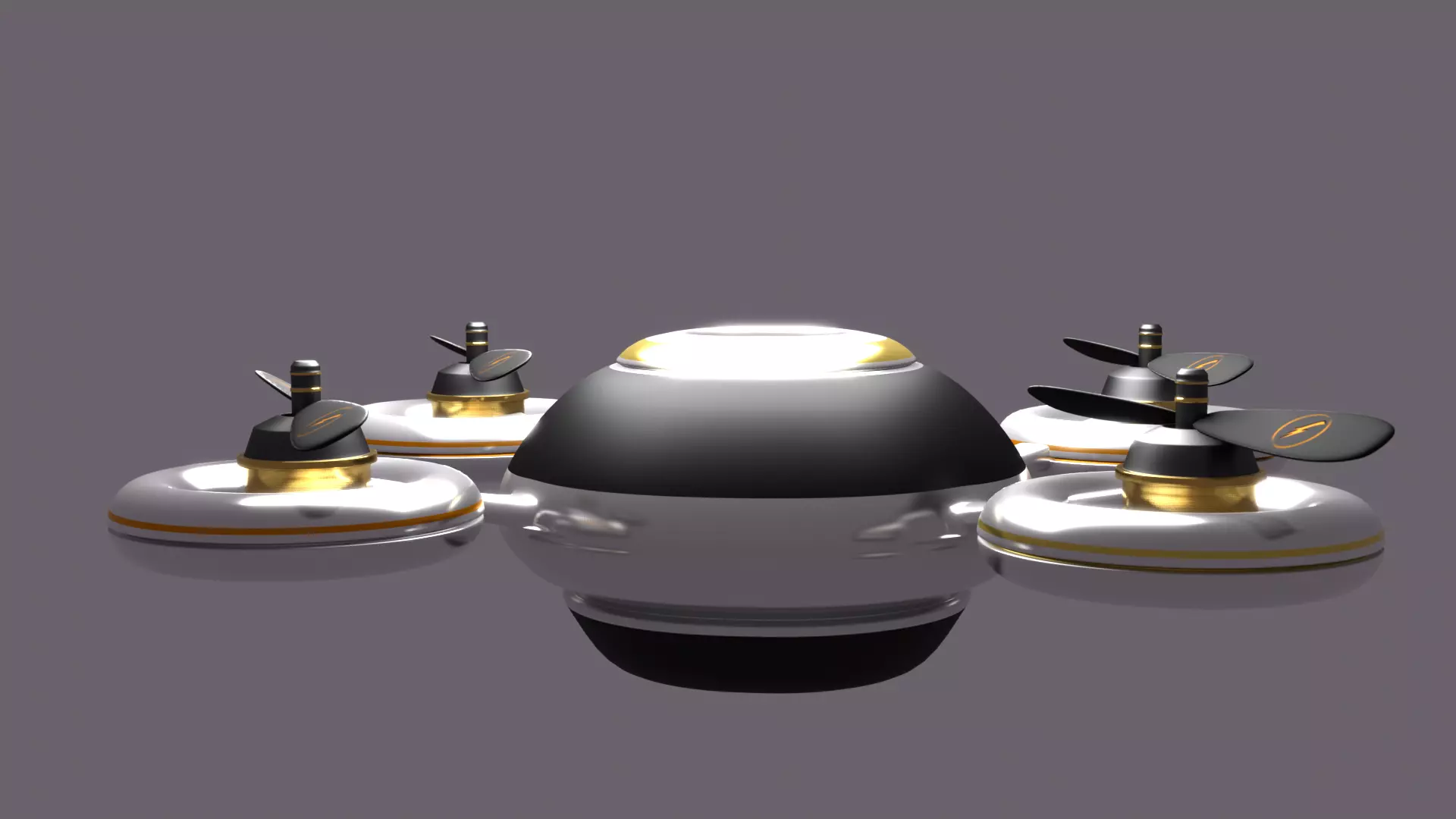 Scifi Drone FTB - 001 3D model_0