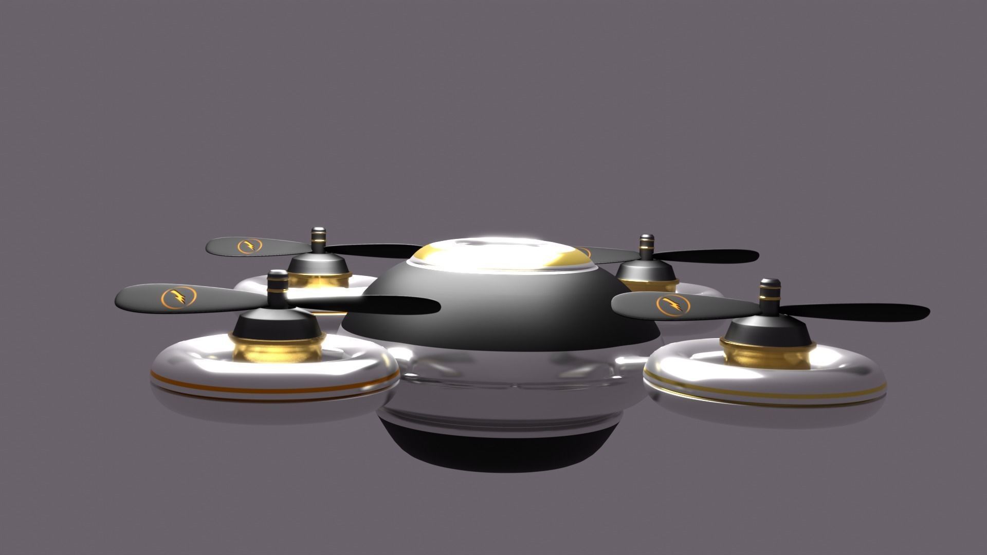 Scifi Drone FTB - 001 3D model_5