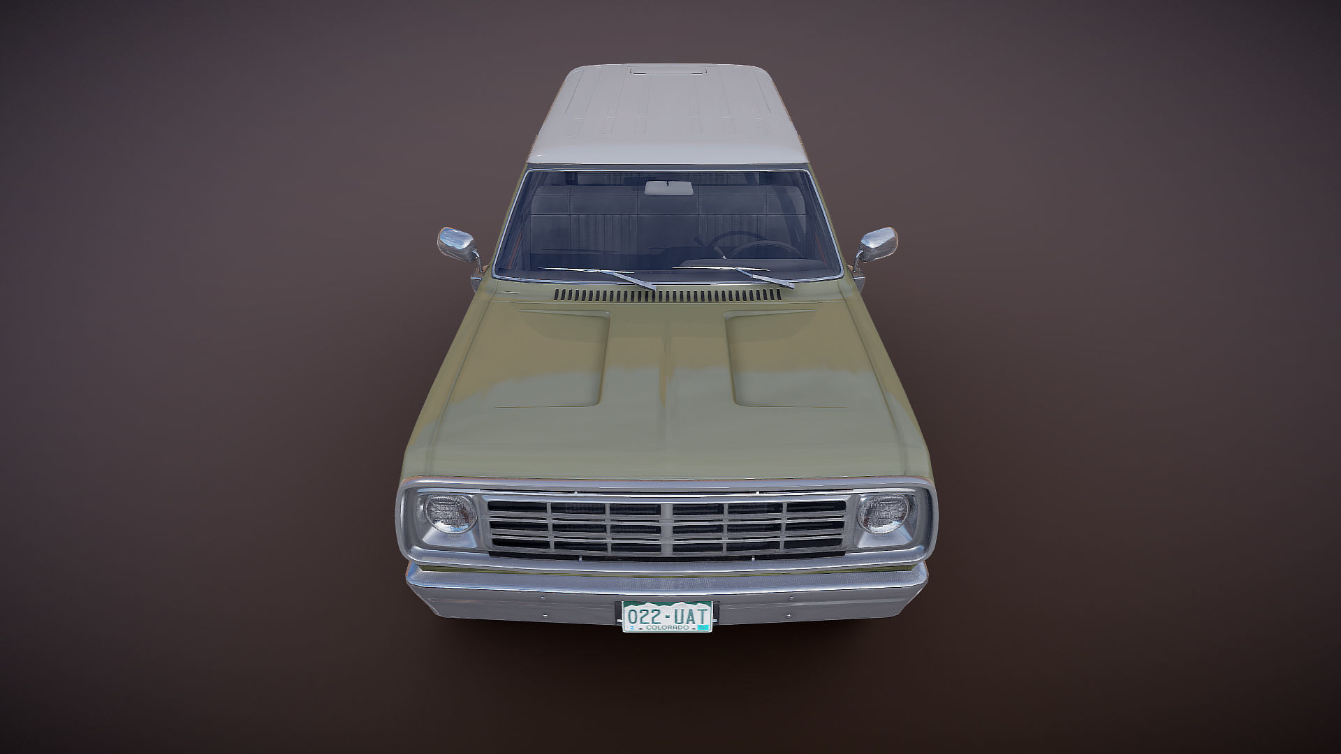 Dodge Ramcharger 1976 Low-poly 3D model_20