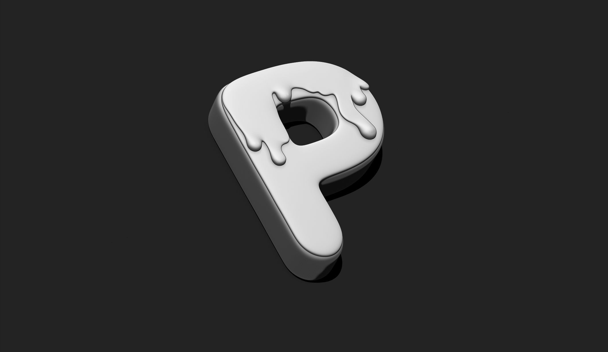 Alphabet A-Z with Christmas Theme -  Letters - Cartoon - Design 3D print model_35