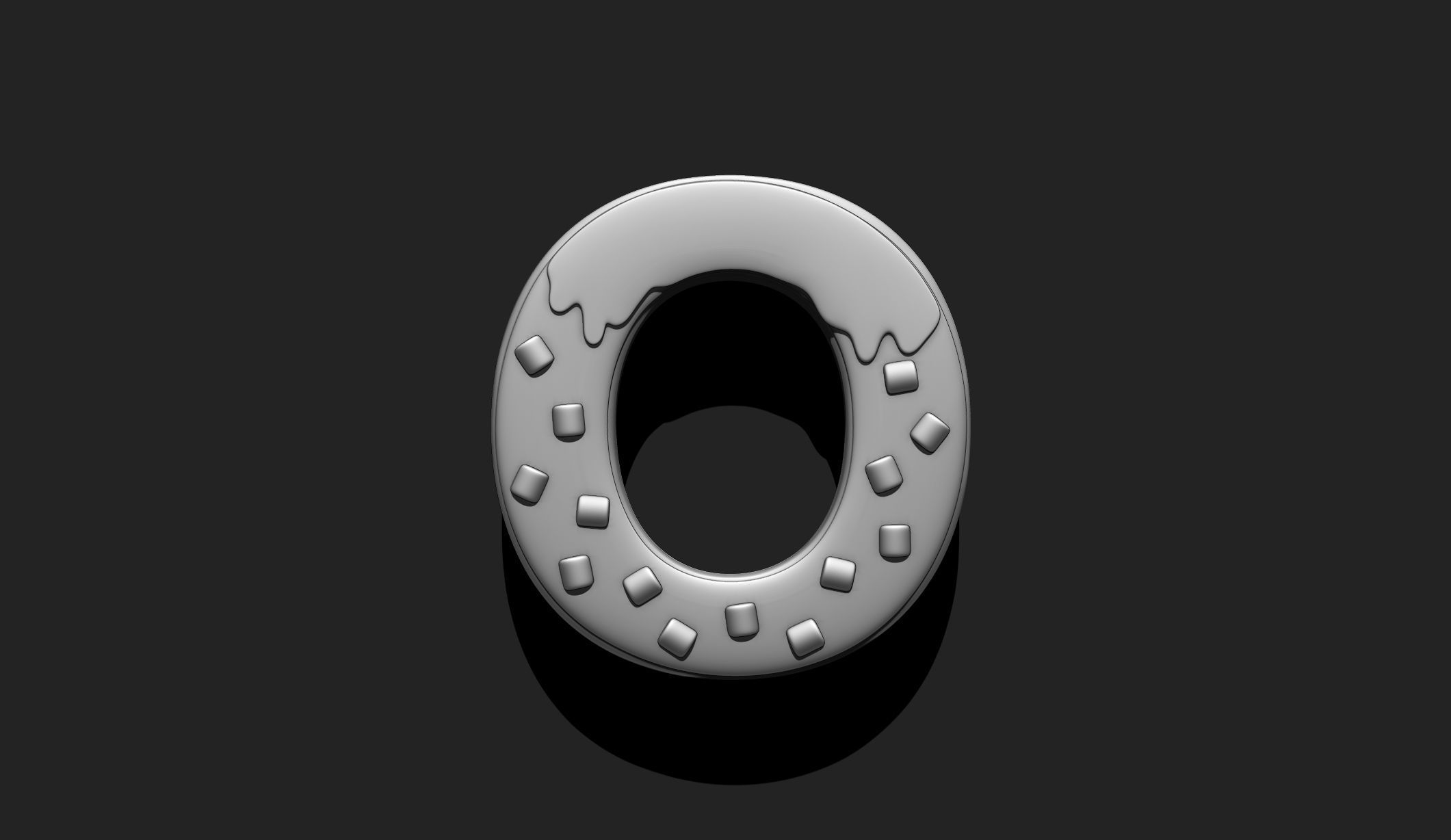 Alphabet A-Z with Christmas Theme -  Letters - Cartoon - Design 3D print model_32