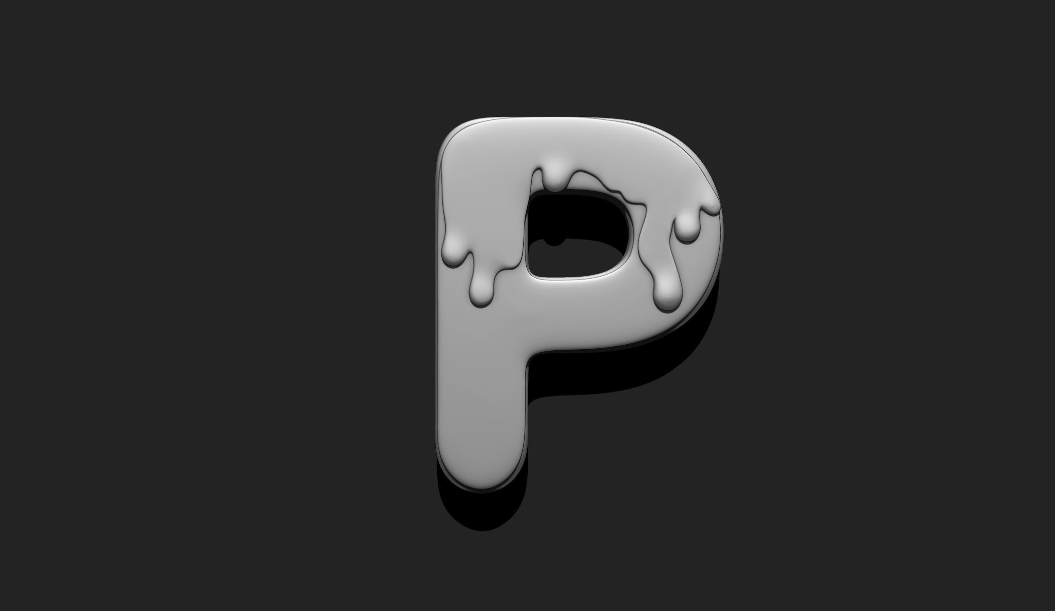 Alphabet A-Z with Christmas Theme -  Letters - Cartoon - Design 3D print model_34