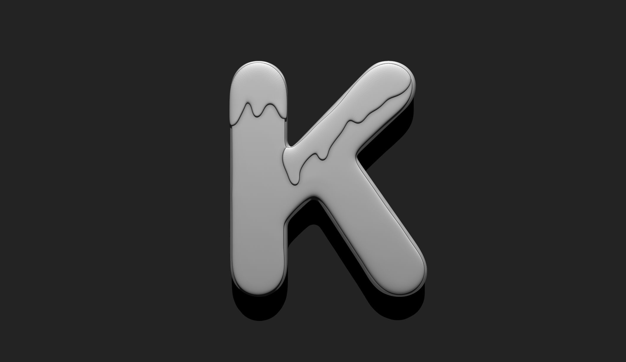 Alphabet A-Z with Christmas Theme -  Letters - Cartoon - Design 3D print model_24