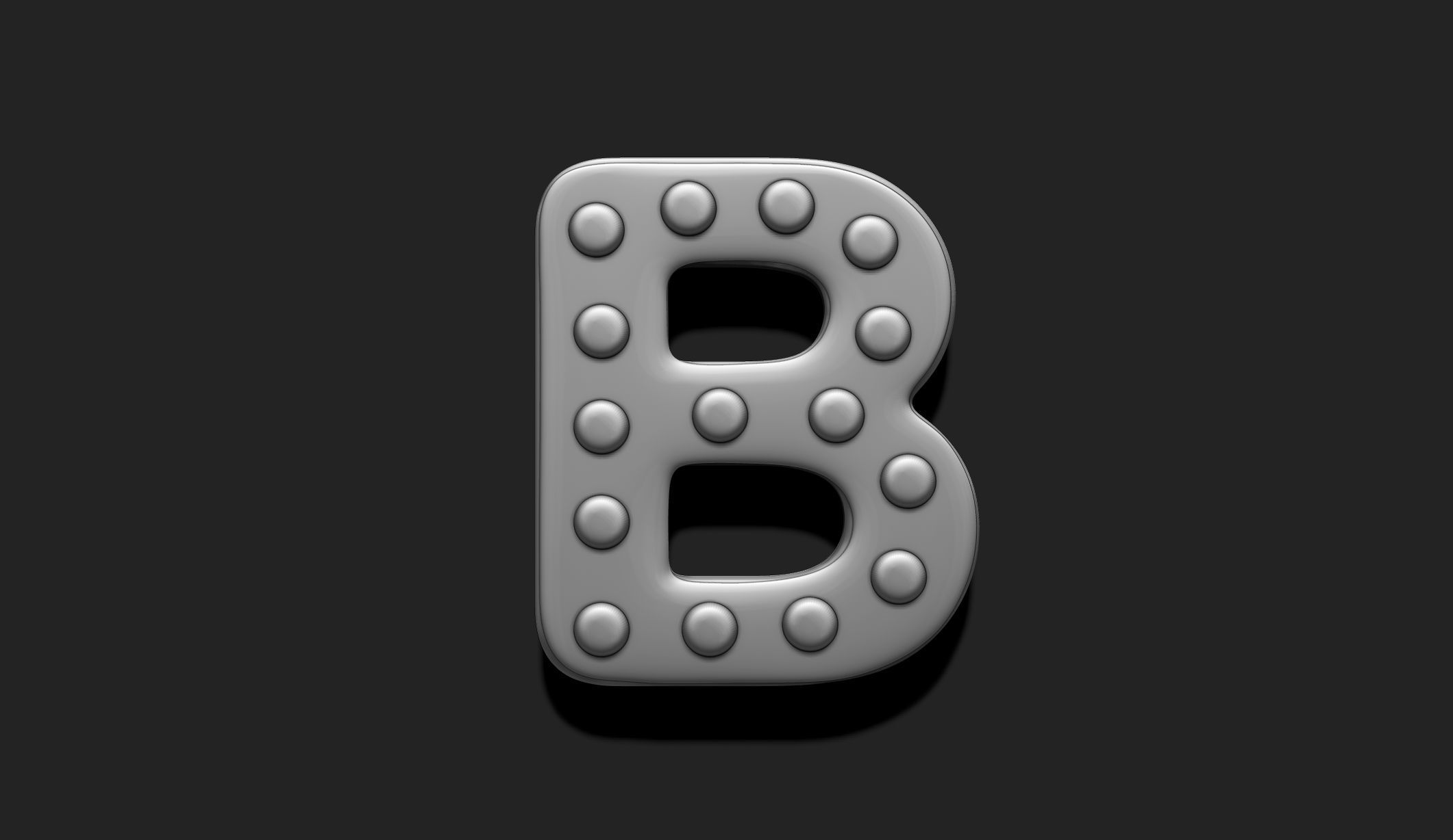 Alphabet A-Z with Christmas Theme -  Letters - Cartoon - Design 3D print model_6