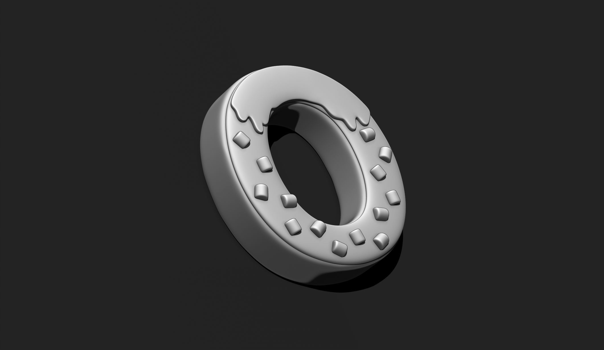 Alphabet A-Z with Christmas Theme -  Letters - Cartoon - Design 3D print model_33