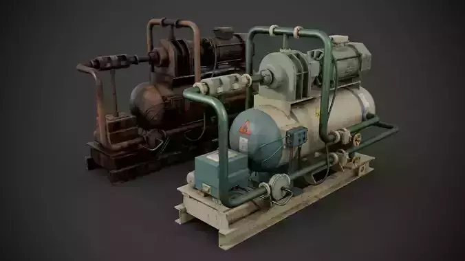 Machinery device 3D model