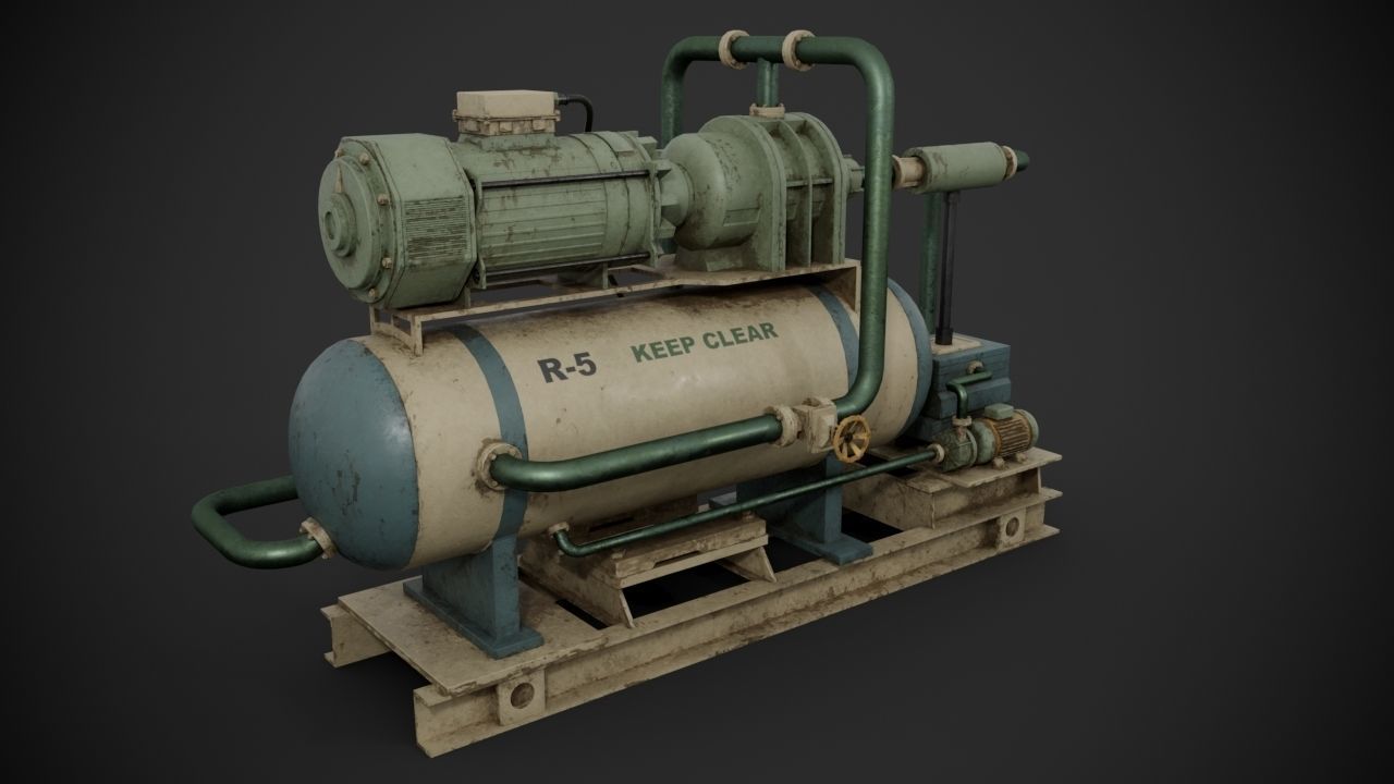 Machinery device 3D model_5