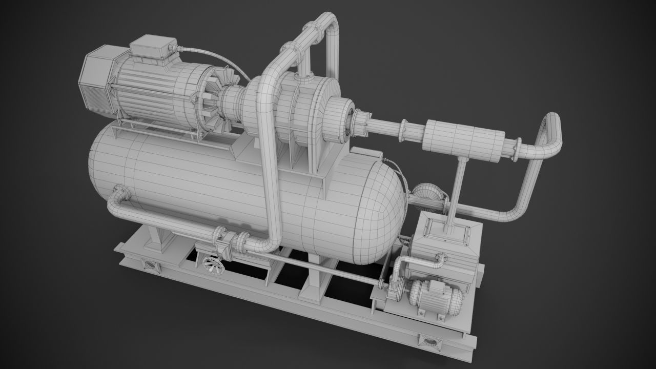 Machinery device 3D model_13