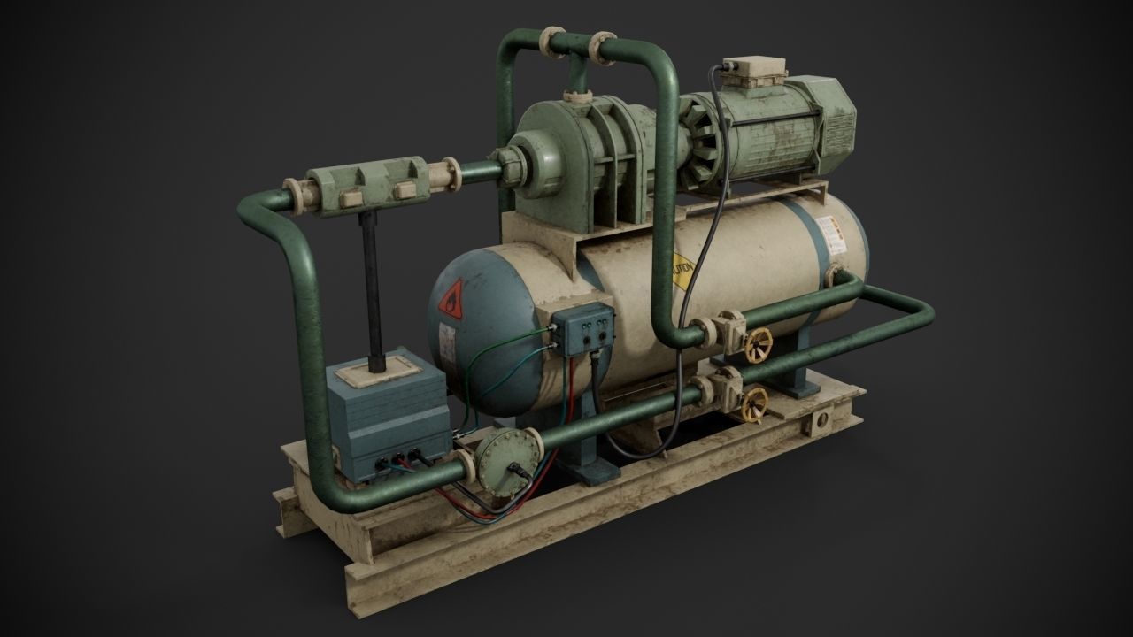 Machinery device 3D model_3