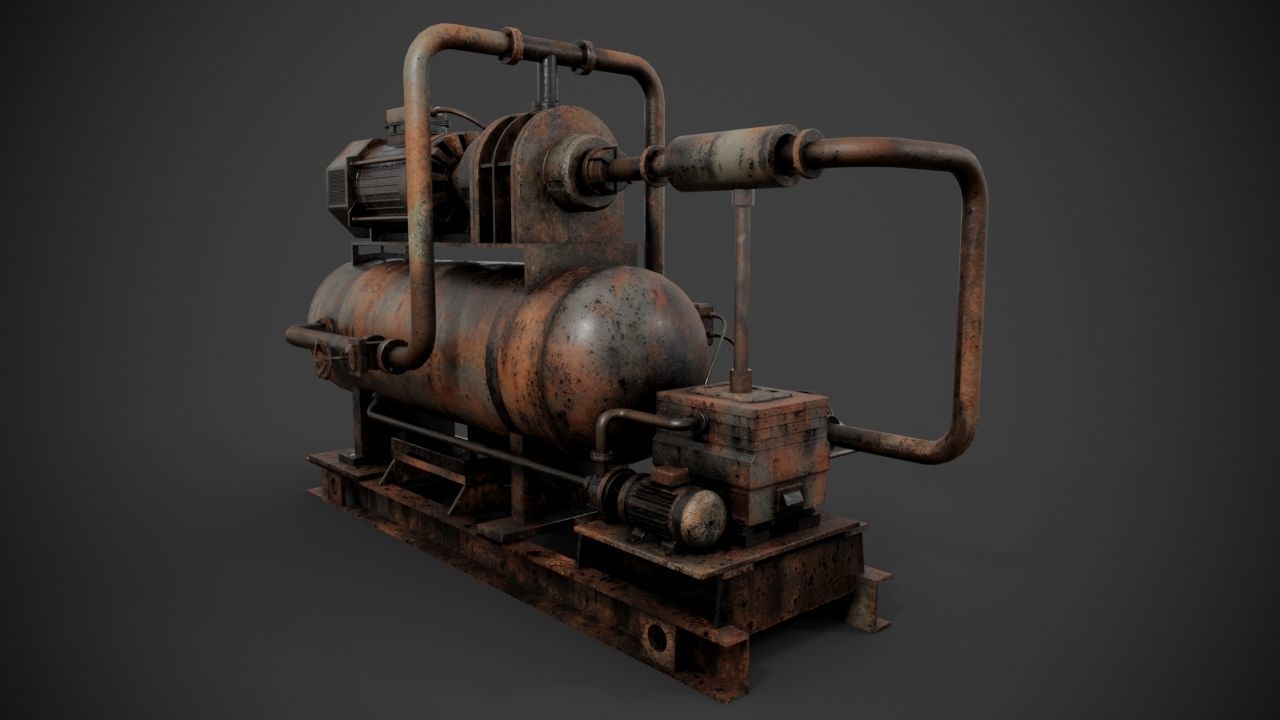 Machinery device 3D model_11