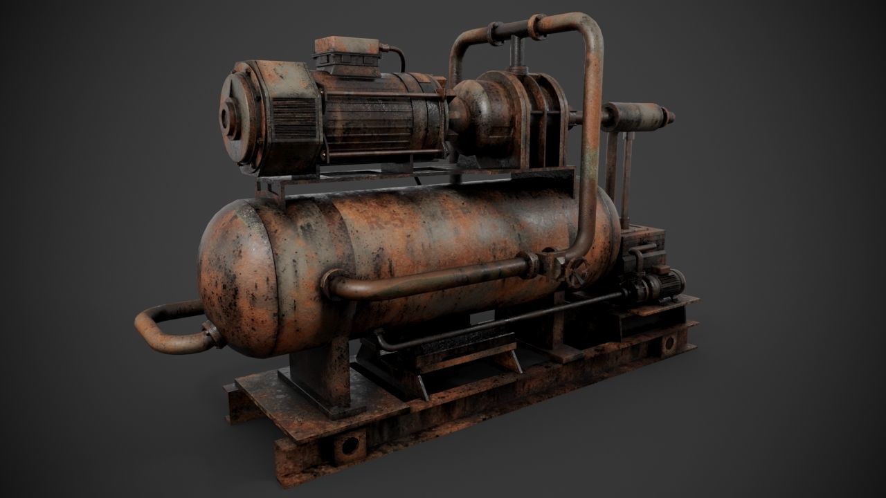 Machinery device 3D model_10