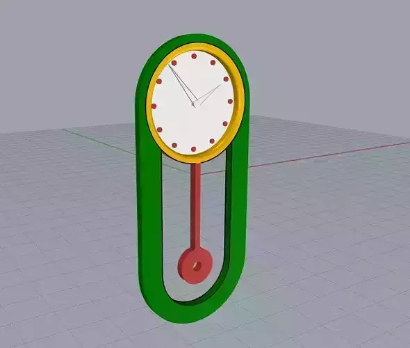 clock 3d model