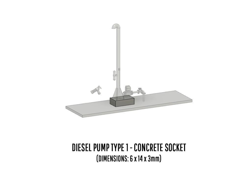 BUILD-0001 Diesel and Sand set H0-scale US 3D print model_13