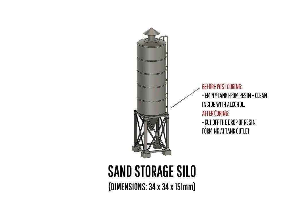BUILD-0001 Diesel and Sand set H0-scale US 3D print model_5