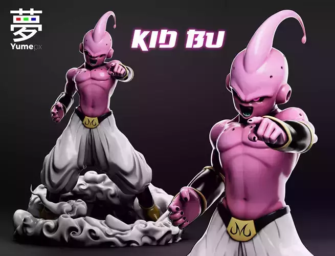 Kid Bu - Majin Bu - Dragonball Z - Dragon Ball - dragonball 3D print model