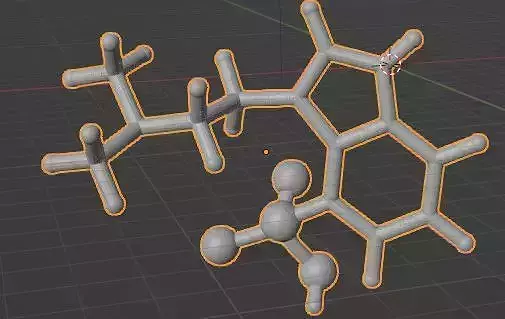Psilocybin molecule