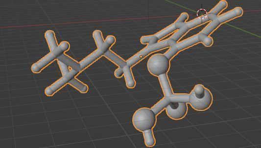 Psilocybin molecule 3D print model_1