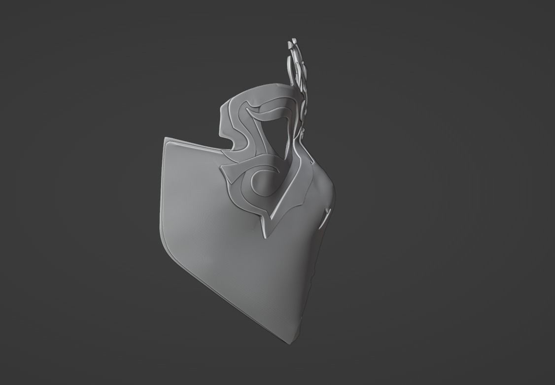 Mileena mask - Annihilator of the Keervali 3D print model_2