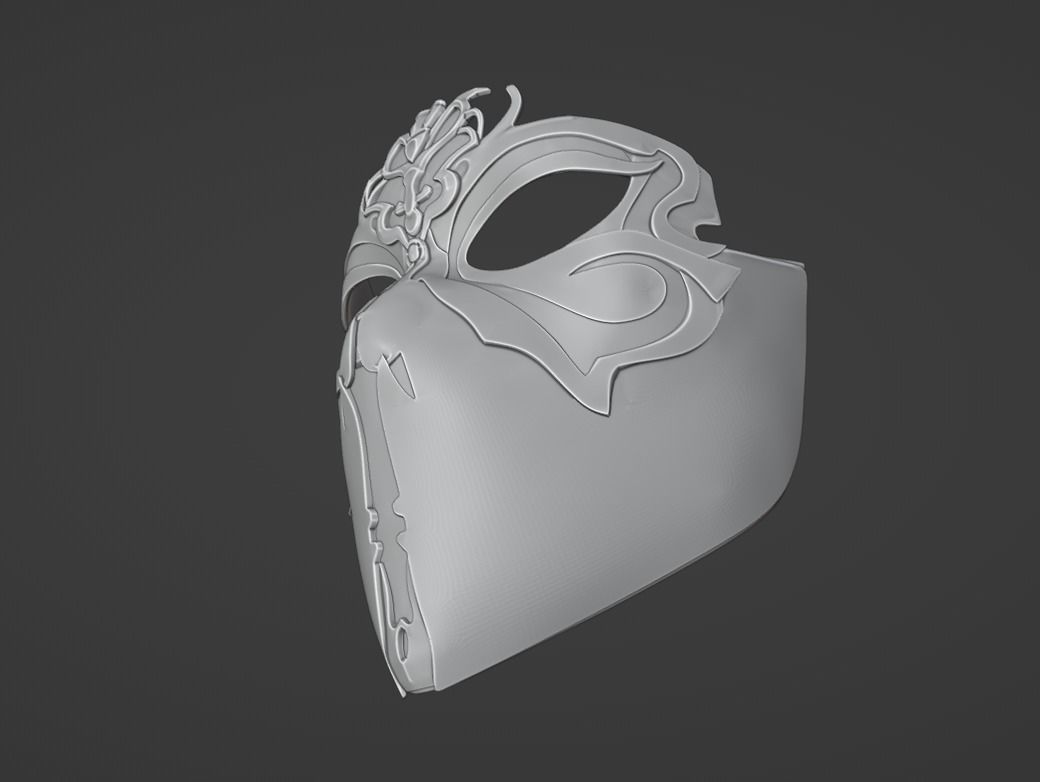 Mileena mask - Annihilator of the Keervali 3D print model_9