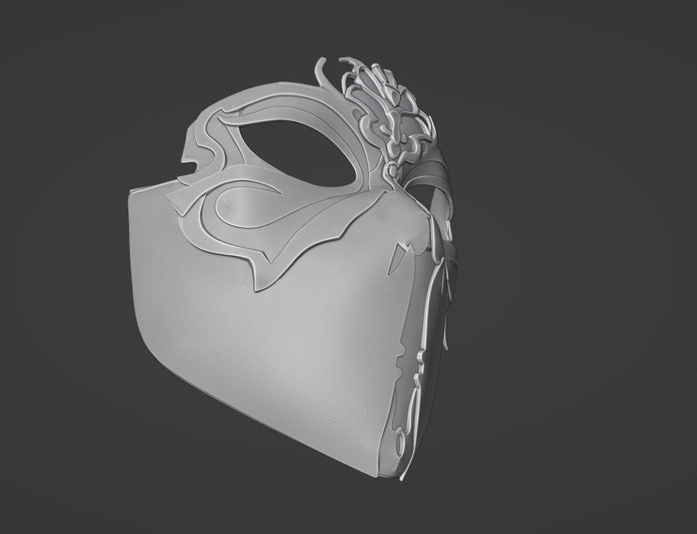Mileena mask - Annihilator of the Keervali 3D print model_8