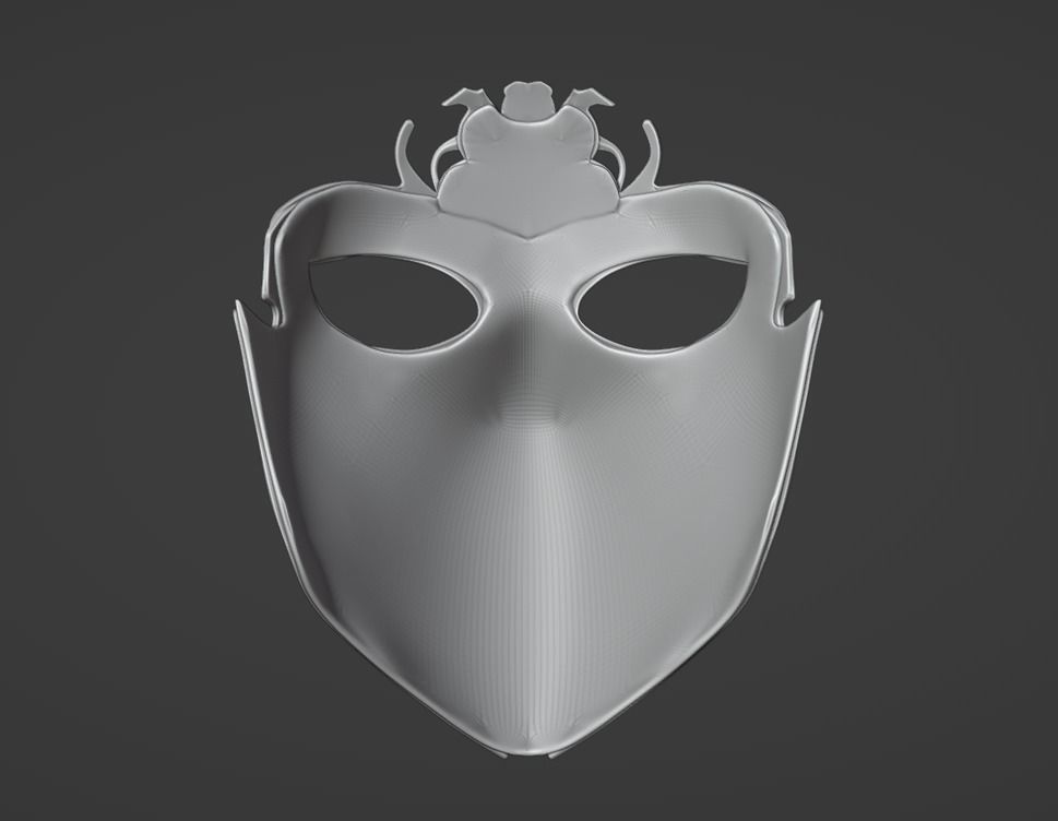 Mileena mask - Annihilator of the Keervali 3D print model_10