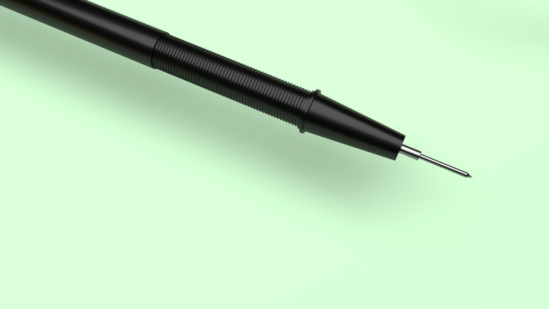 Multimeter With Multimeter Cables 3D model_28