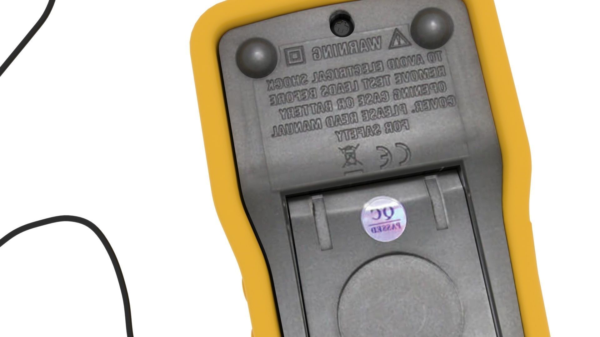 Multimeter With Multimeter Cables 3D model_13